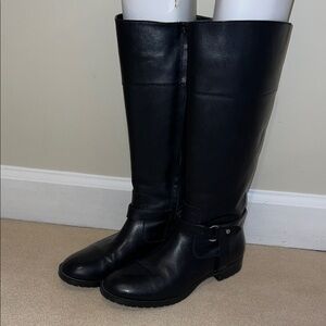 Ralph Lauren Black Heeled Boots